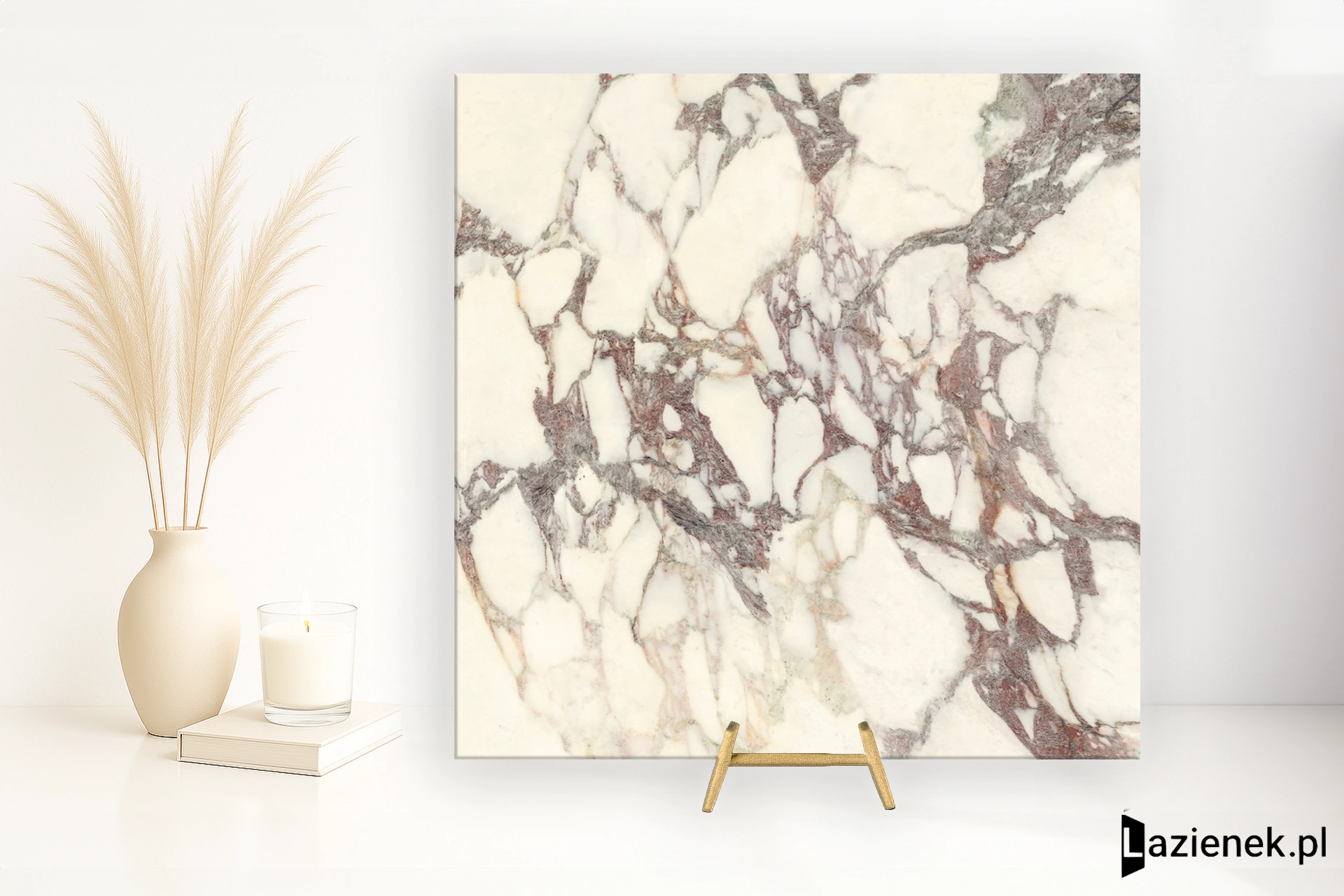 Graniti Fiandre Marble Lab Breccia Mirabile jedwabista 60x60 cm gr. 8 mm - płytka rektyfikowana / AH282X860